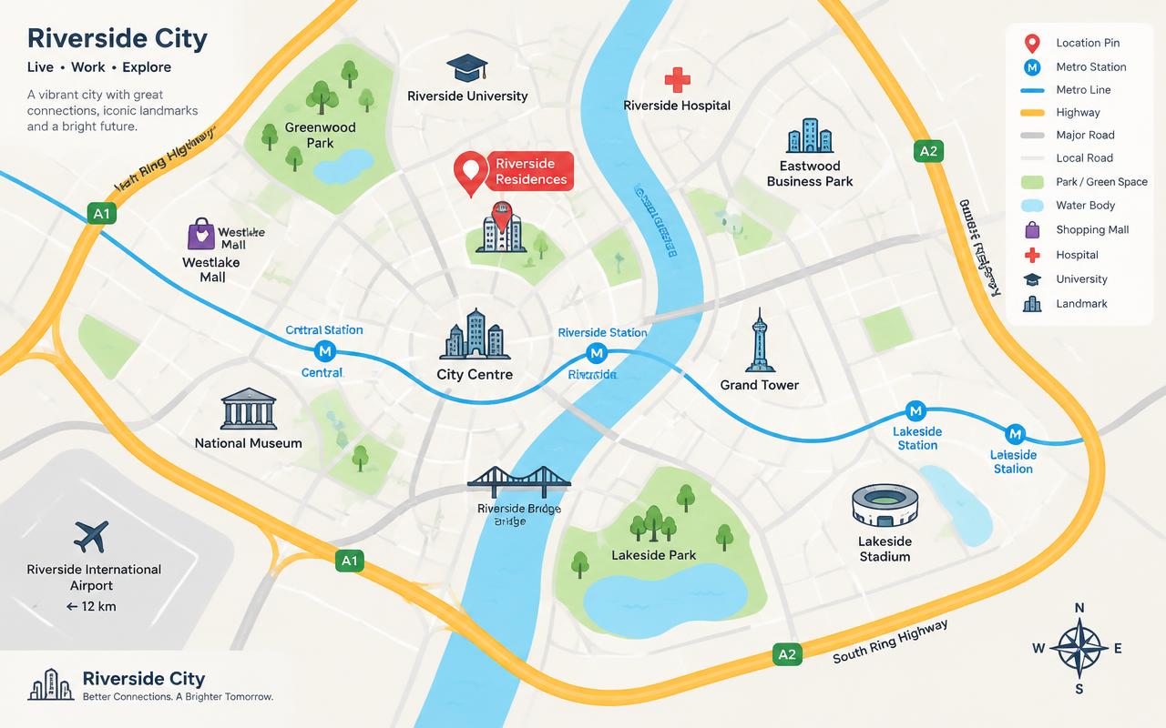Siddhivinayak Signature City location map