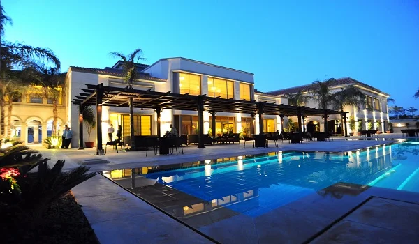 Club house with poolside lounge
