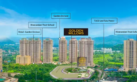 Hiranandani Golden Willows by Hiranandani Developers Pvt Ltd exterior view 2 in Bhokarpada, NH - 4, Panvel, Navi Mumbai