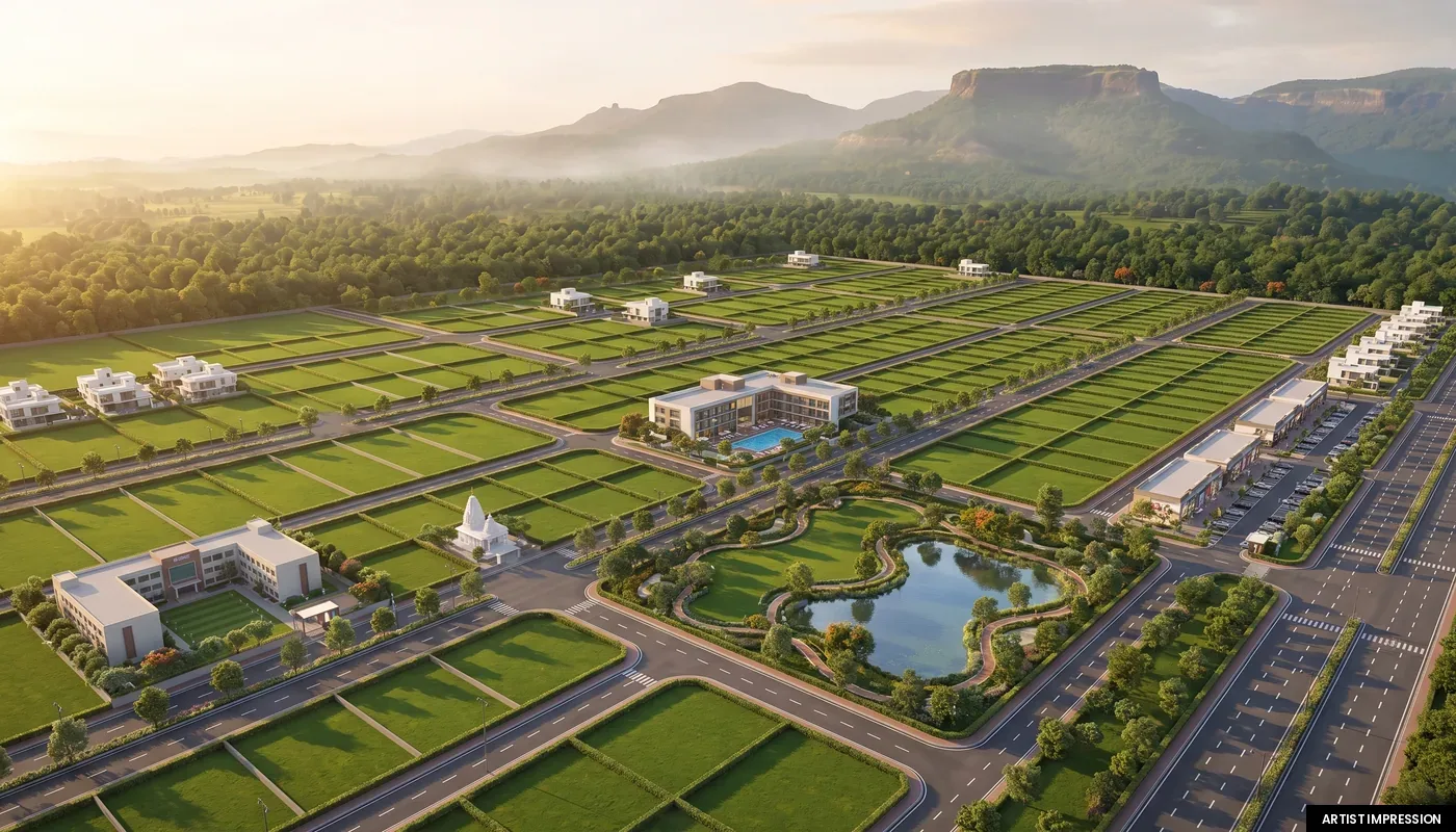 Wadhwa The Haven by Wadhwa Constructions project view 2 in Panvel, Navi Mumbai