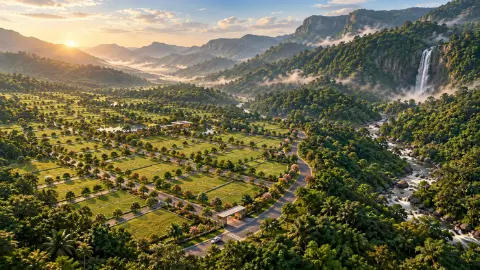 Delphi Plots by Shapoorji Pallonji project view 1 in At Khopoli,Mumbai-Pune Expy., Navi Mumbai