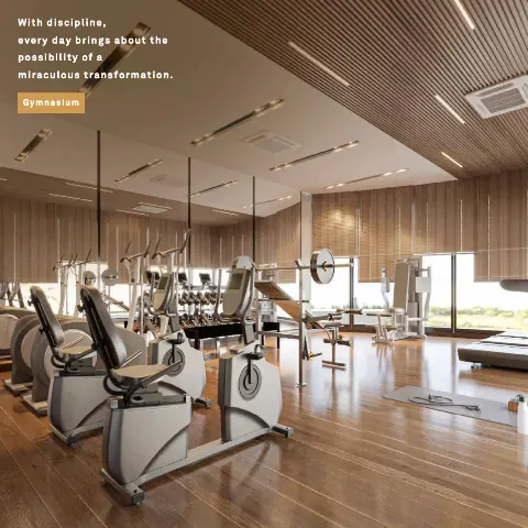 Gym at Godrej Golf Crest