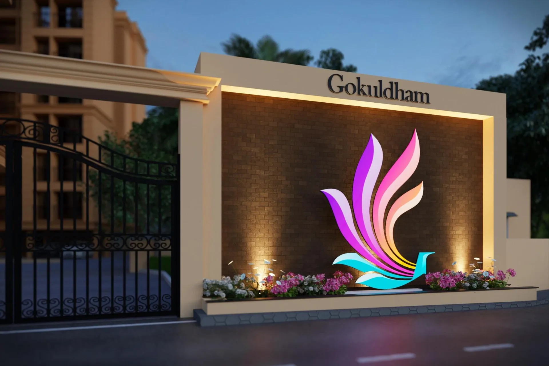 Gokuldham by Gokuldham Builders and Developers project view 2 in Ghot, Taloja, Navi Mumbai