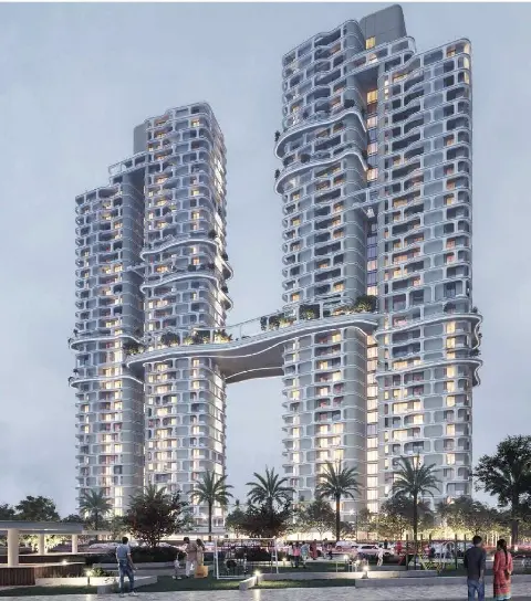 Shalimar One World Pinnacle by Shalimar Corp Limited project view 4 in Gomti Nagar Extension, Navi Mumbai