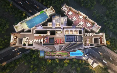 Rainbow Life by Ellora Group and Siddhi Group project view 2 in Kharghar, Navi Mumbai