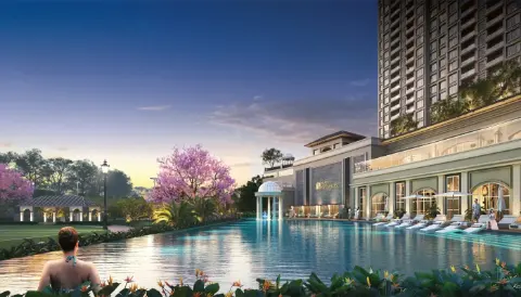 L And T Crestoria Estate by L&T Realty exterior view 4 in Panvel, Navi Mumbai, Navi Mumbai