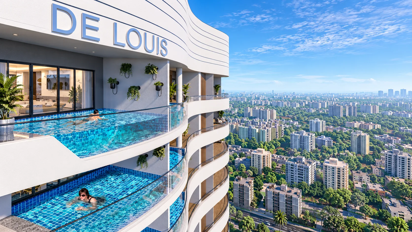 De Louis by Paradise Group project view 2 in Kharghar, Navi Mumbai
