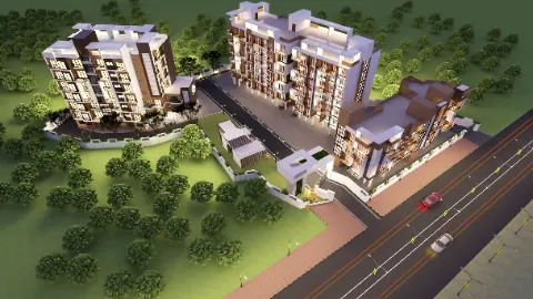 The Green Crest by Sai Shradha Developer project view 1 in Taloja, Upper Kharghar, Navi Mumbai