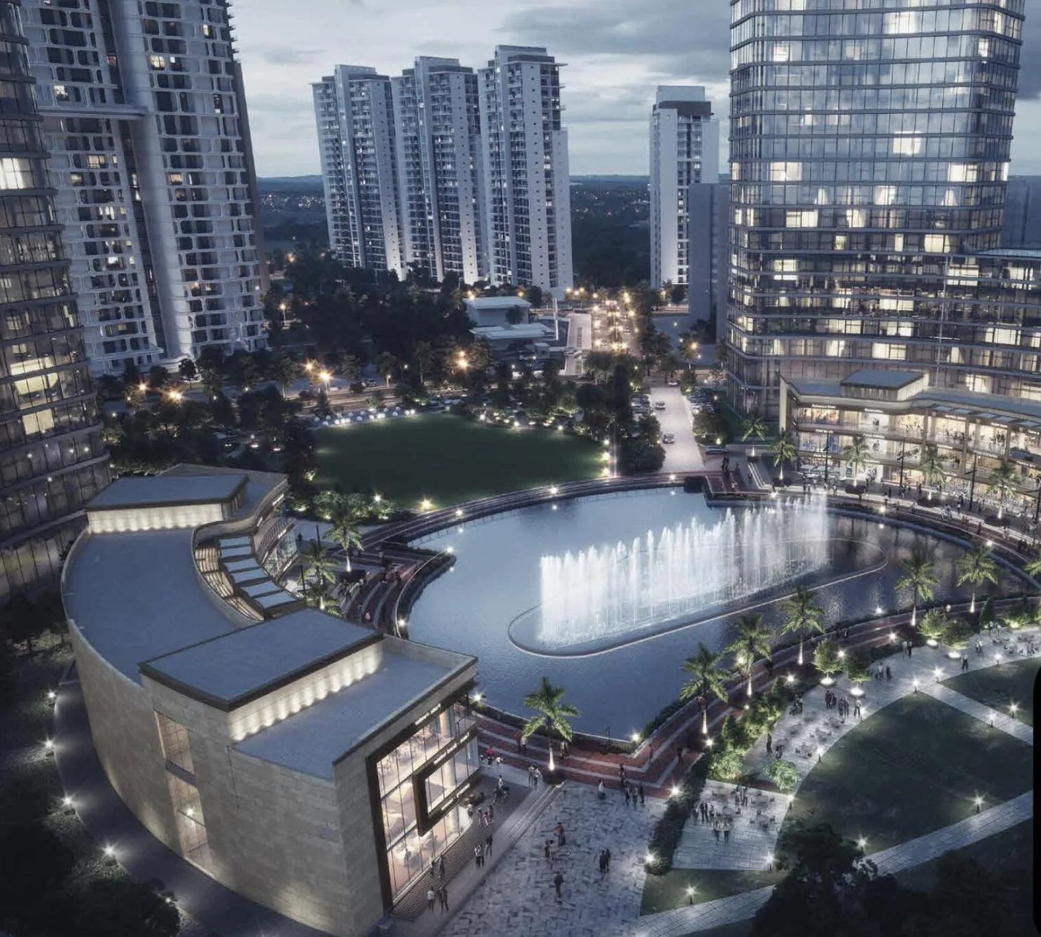 Shalimar One World Pinnacle by Shalimar Corp Limited project view 2 in Gomti Nagar Extension, Navi Mumbai