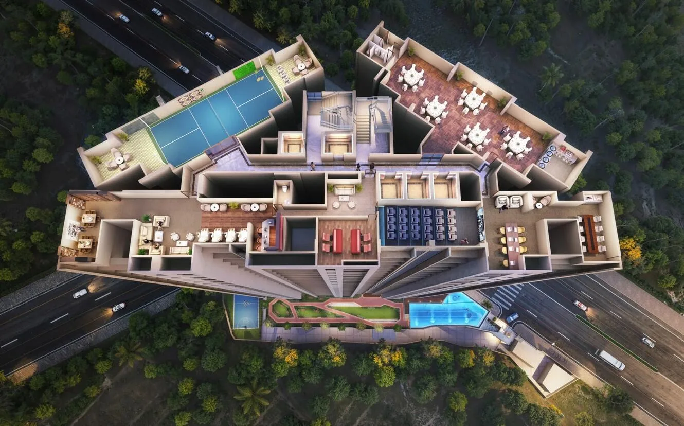 Rainbow Life by Ellora Group and Siddhi Group project view 2 in Kharghar, Navi Mumbai