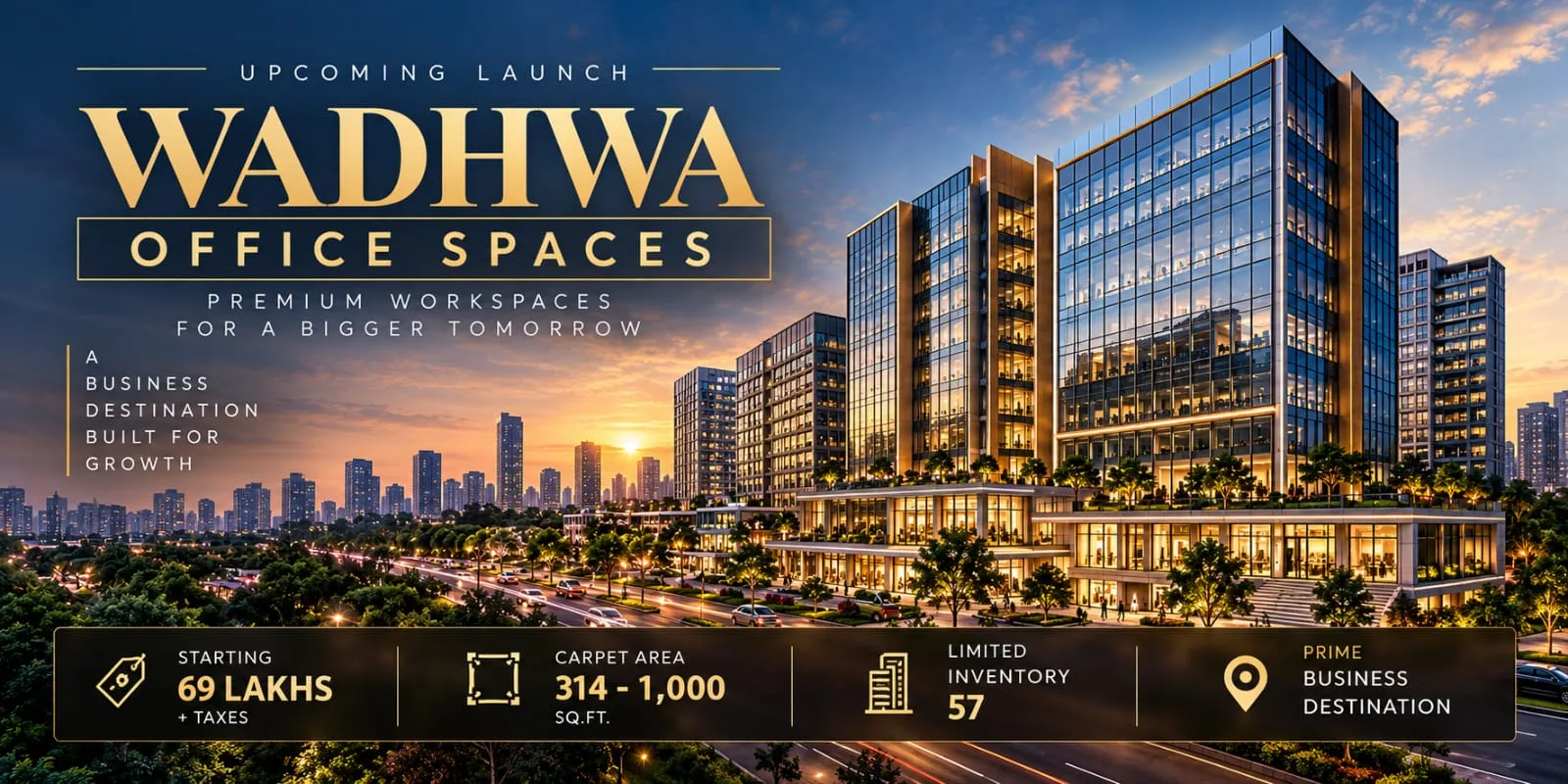 Wadhwa Office Space by The Wadhwa Group project view 1 in Panvel, Navi Mumbai