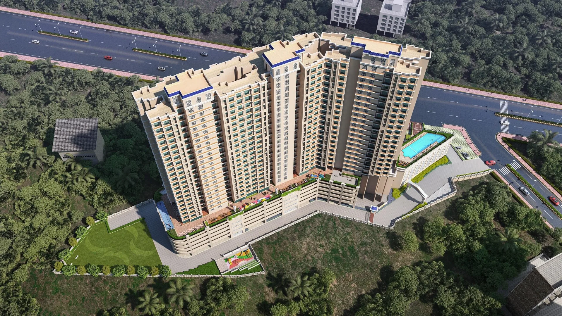 Mantram Solacia by Mantram Group project view 2 in Khanavale, Panvel, Navi Mumbai