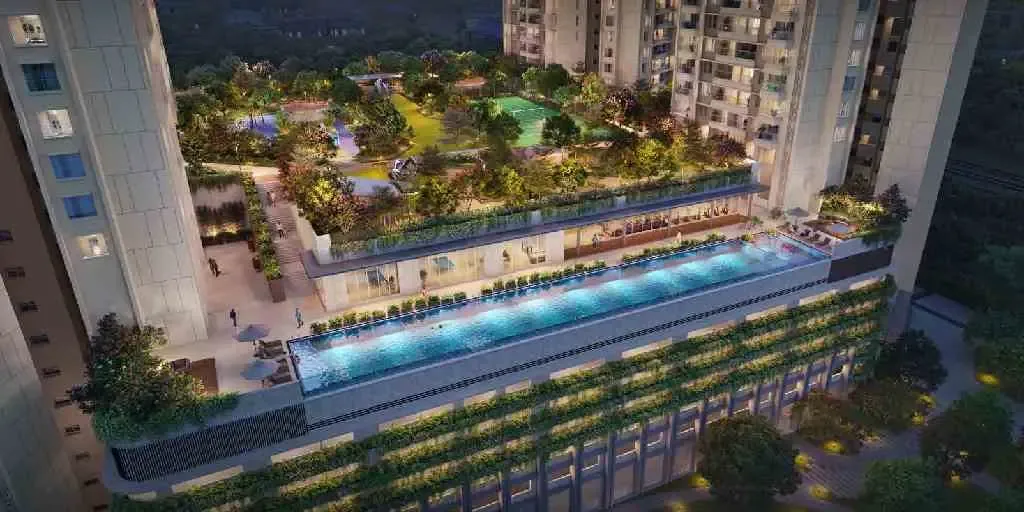 Mahindra Rainforest by Mahindra Lifespaces project view 2 in LBS Marg, Kanjur, Mumbai