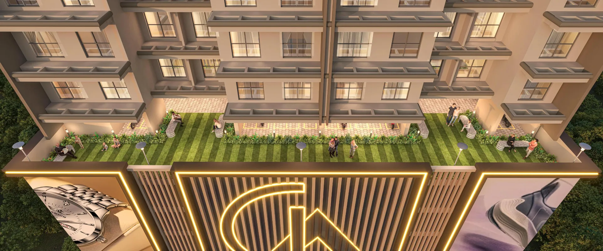 Gami Avant by GOLDEN FALCON PACIFIC LIMITED project view 2 in Vashi, Navi Mumbai