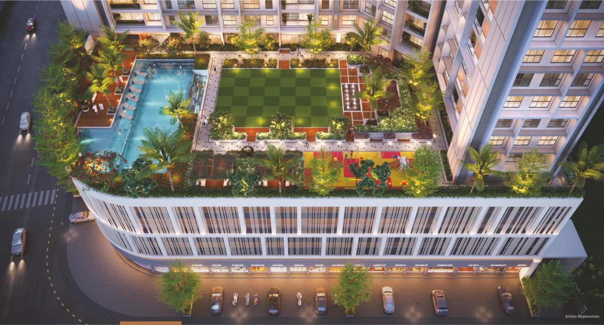 Satyam Surya Manhattan by Surya Homes and Lifestyles LLP project view 2 in Sector 34A, Kharghar, Navi Mumbai