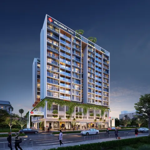 Millennium Flora by Millennium Group project view 1 in New Panvel, Navi Mumbai