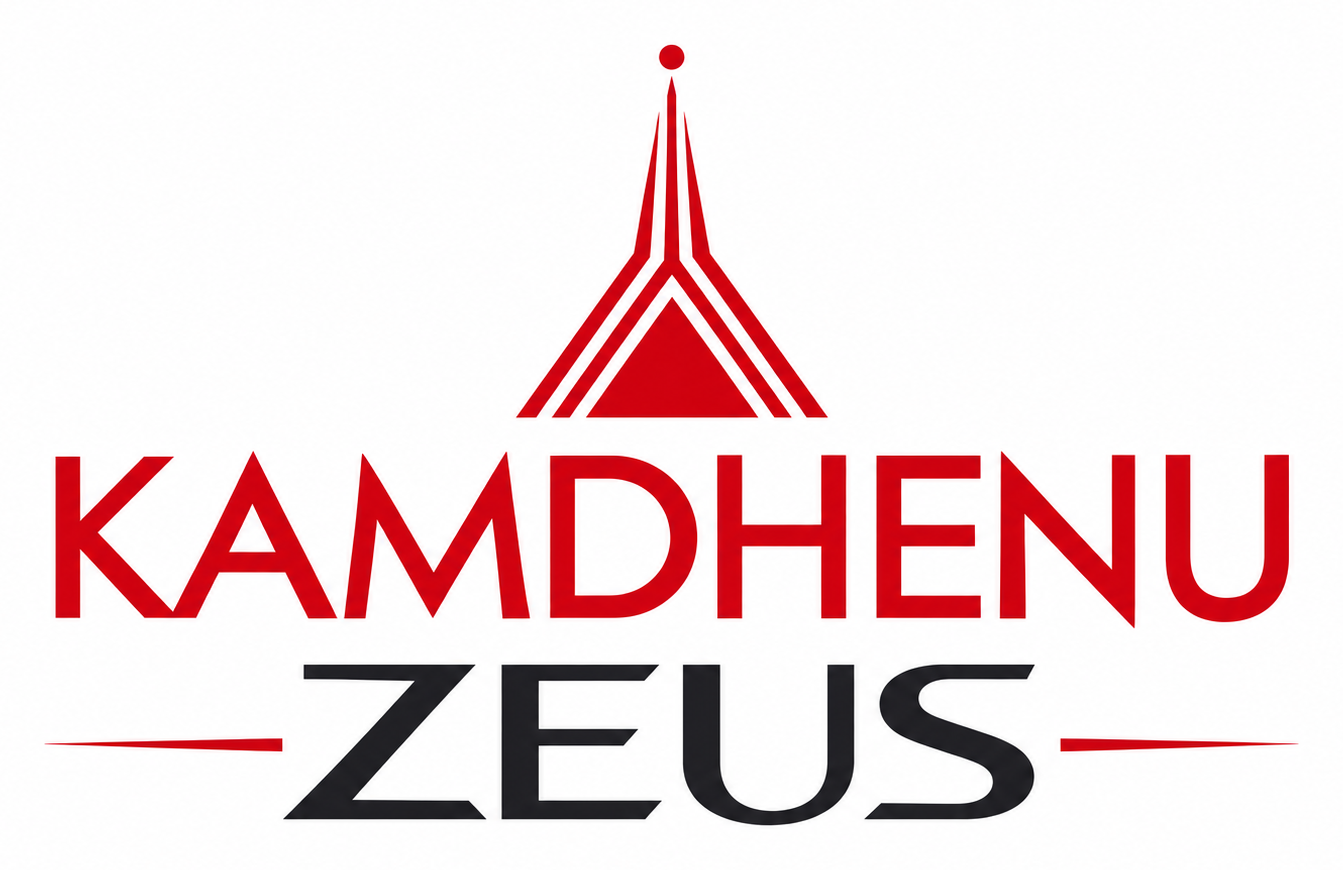 Kamdhenu Zeus logo